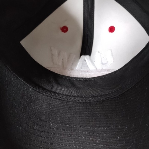 Vintage UAW Delphi Racing Hat Baseball Cap Hendricks Motorsports Black Red OSFA - Picture 10 of 11